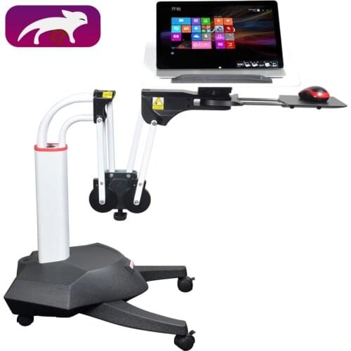 Free shipping to door multi - function laptop table bed with mobile folding rotary lift computer table