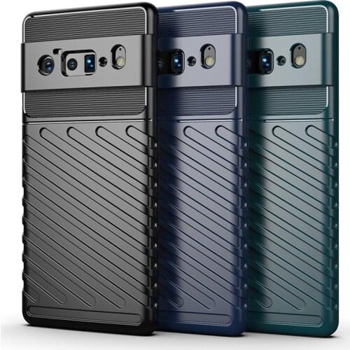 Case For Google Pixel 6 Pro Cover For Pixel 6 5 5A 4 4A Case Shockproof Bumper Rubber Protective Case For Google Pixel 5 4 XL