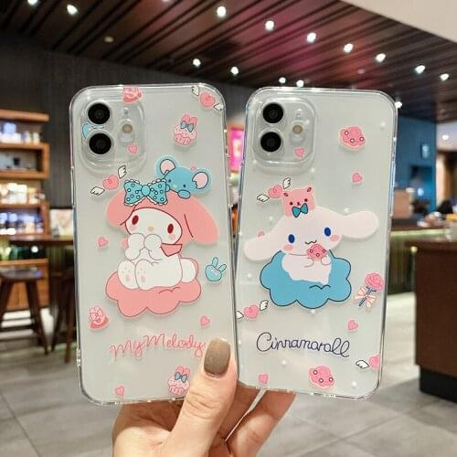 Cartoon Pattern Phone Case For Apple iPhone 13 12Pro 12Mini 12ProMax 11ProMax X XS XR 8 7 6 6S Plus SE2020 Shockproof Soft Cover