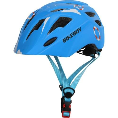 Children Bike Helmets Cartoon Skating Child Cycling Safety Cap Adjustable Riding Kids Bicycle Helmets with Tail Light
