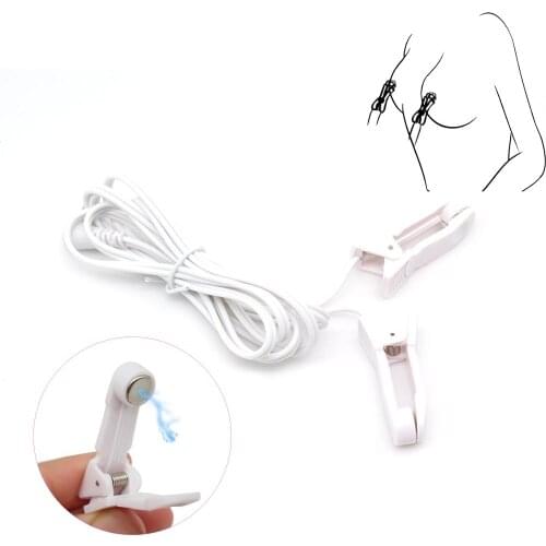 EXVOID Clitoris Clip Stimulator Sex Toys For Couples Electric Shock Accessory Breast Flirting Toys Nipple Clamps Labia Clips