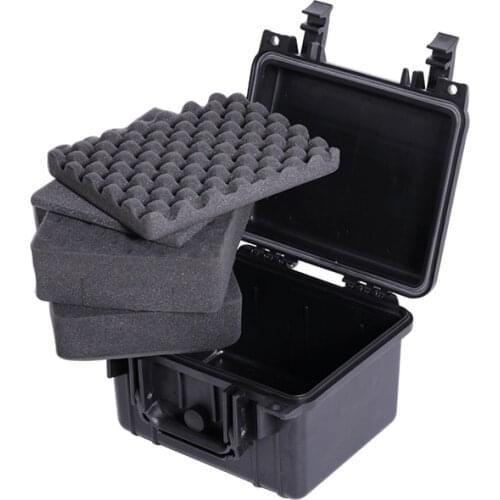 ABS Plastic Sealed Waterproof Tool Box Safety Equipment Toolbox Suitcase Impact Resistant Tool Case Shockproof with Foam Dry Box