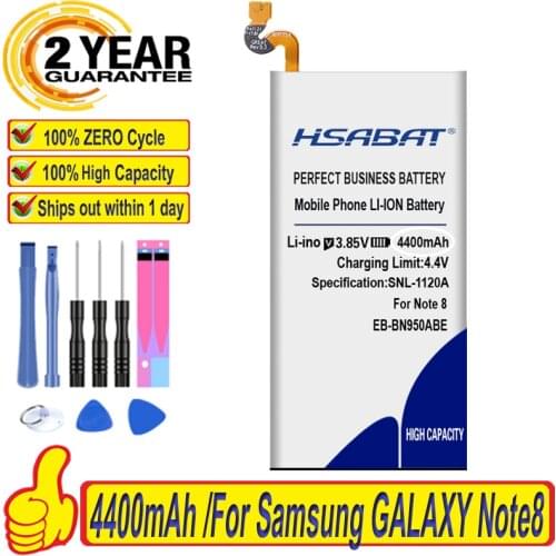 HSABAT Samsung Galaxy Note 8 Batteries