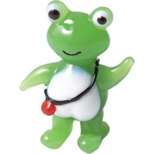 Simulation Frog Realistic Desktop Decoration Glass Creative Mini Frog Garden Flowerpot Decor For Home Desk Garden Decor Ornament