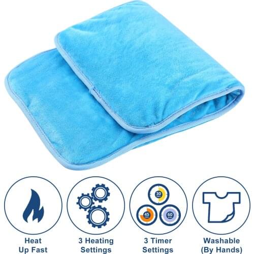 Electric Heated Pad Heating Pad for Back Pain Relief Heat Pad with Remote Control Waist Abdomen Pain Relief Pad Health Care