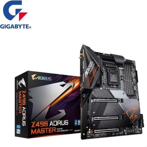 NEW For Gigabyte GA Z490 AORUS MASTER Motherboard LGA 1200 Z490 Desktop Mainboard Support i3 i5 i7 10400F 10400 10100F 10700K