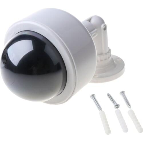 2021 New Fake Dummy Outdoor Waterproof Security Surveillance Flash Dome Camera CCTV Video