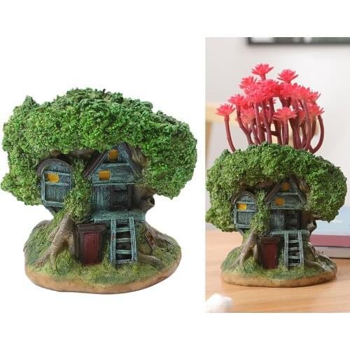 Lovely Forest House Plant Succulent Pot Container Bonsai Pot Flowerpot Decor