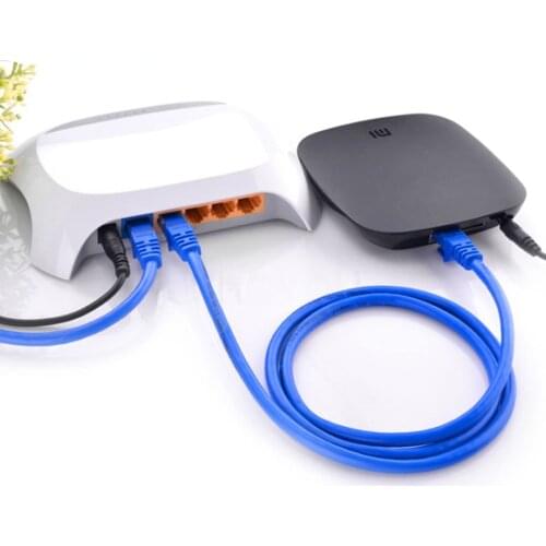 Durable Blue RJ45 For CAT5E For CAT5 Ethernet Internet Network Patch LAN Cable Cord For Computer Laptop