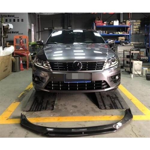 Sexy2021 Cc for Volkswagen Refitting Rline Bar Carbon Fiber Lip Shovel Front Spoiler r Tail