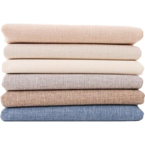 Width 59'' Thickened Wear Resistant Comfortable Cotton Linen Fabric By the Half-meter For Tablecloth Sofa Schoolbag Material