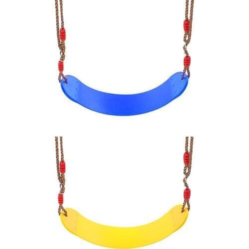 Outdoor Swing Set Thick Seat With Adjustable Ropes For Park Garden Playground Accs Children Kids Adults Toy Bearing 200 Kg