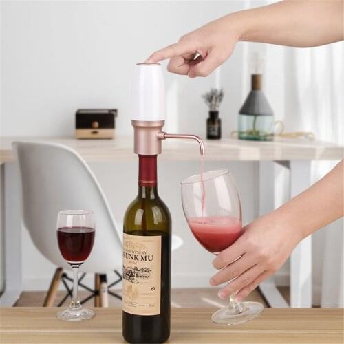 USB Automatic Wine Pump Electric Decanter Portable Quick Wine Aerator Decanter Smart Fast decanting Wine Dispenser