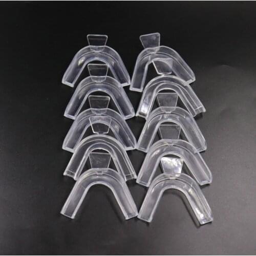10Pcs Dental Thermoforming Teeth Whitening Tray Bleaching Tooth Mouthguard Teeth Whitening Materials