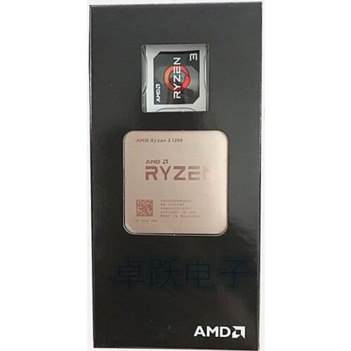 AMD Ryzen 3 1200 R3 1200 3.1 GHz Quad-Core CPU Processor YD1200BBM4KAE Socket AM4
