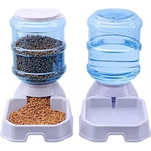 3.8L Pet Automatic Feeder Dog Cat Drinking Bowl For Dog Water Drinking Cat Feeding Large Capacity Dispenser Pet Cat Dog