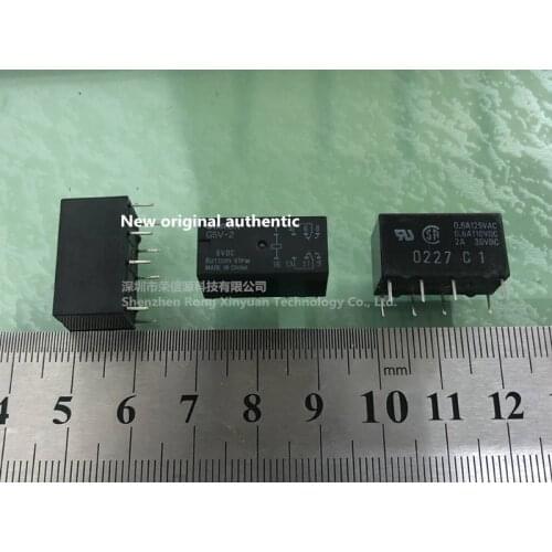 Free Shipping new original relay 5pcs/lot G5V-2-6VDC G5V-2-6V G5V-2 6VDC 2A/30V 8PIN