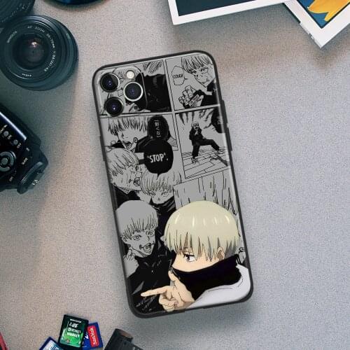 Toge Inumaki Jujutsu Kaisen Anime Phone Case For IPhone 11 12 Mini Pro XS Max X XR 6s 7 8 Plus SE Soft TPU Glass Cover