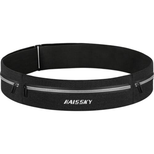 Elastic Running Sports Waistband Case For iPhone SE 2020 7 8 11 Pro Max 3 Zipper Pockets GYM Belt Waist Pack Bag For AirPods Pro