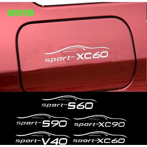 Car Oil Tank Sticker For Volvo S60 XC90 V40 V50 V60 S90 V90 XC60 XC40 AWD T6 Accessories