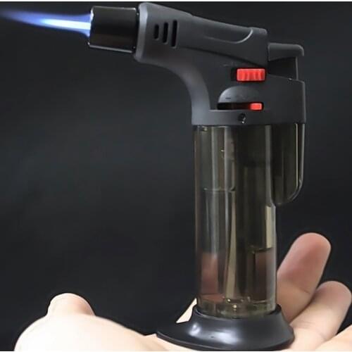Refillable Adjustable Butane Jet Torch Lighter Cooking BBQ Flame Ignition Tool