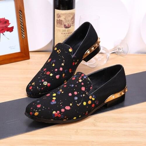 Mens Dress Shoes Wedding Party Flats Casual Driving shoes Men Formal Pointed Toe Loafers Moccasins