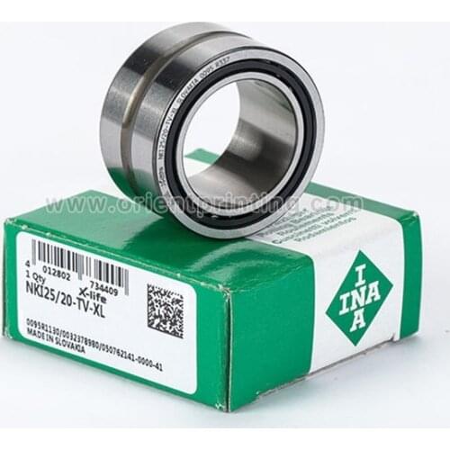 NKI25/20-TV-XL Roller Needle Bearing 25mm*38mm Offset Machine Parts