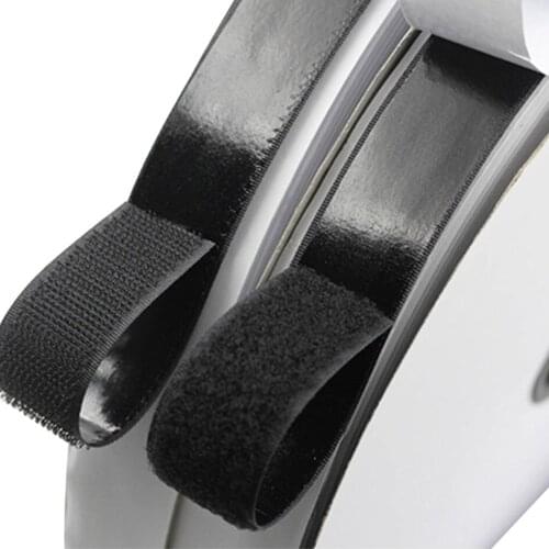 Self Adhesive Fastener Tape sticky back hook loop adhesive self-adhesive hook and loop shoe self adhesive tape fastening strip