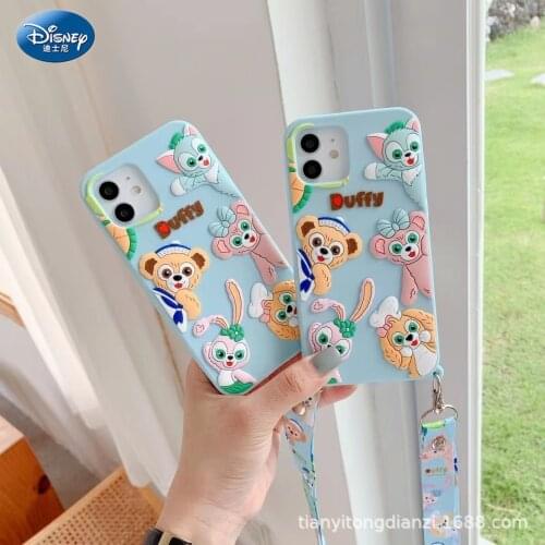 DISNEY 2021 Rabbit Silicone Protective Cover, Suitable for IPhone 11 Pro Official Liquid Silicon 360 Full Face Mask zz0628