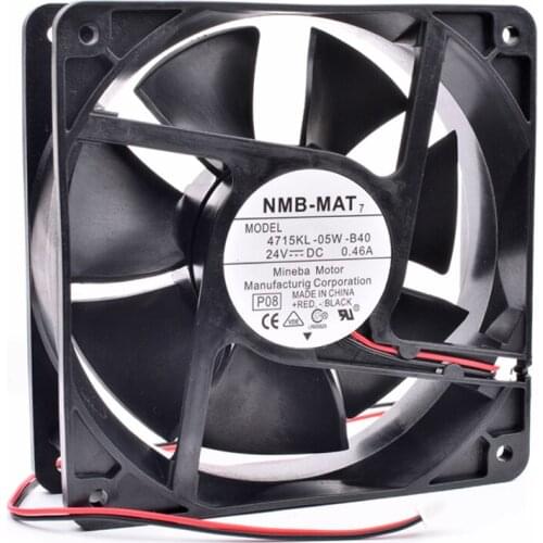 Brand new original 4715KL-05W-B40 12038 12cm 120mm 120x120x38mm DC24V 0.46A ABB inverter server cooling fan