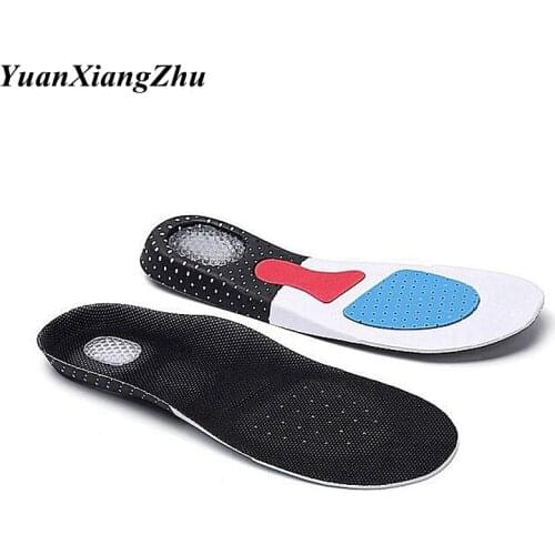 Sport Running Silicone Gel Insoles for feet Man Women for shoes sole orthopedic pad Massaging Shock Absorption arch support