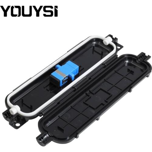 YOUYSI 10Pcs SC UPC Drop cable waterproof protection box tube Heat shrinkable tube for Optical Fiber Drop Cable Protection