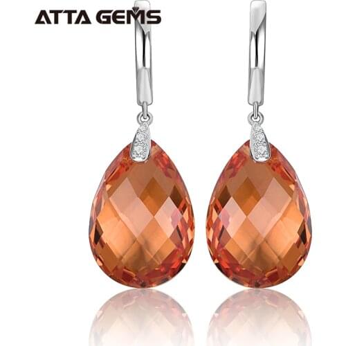 Zultanit Diaspore Zultanite Gemstone Stud Earrings for Women Solid 925 Sterling Silver Engagement Colorful Earrings Fine Jewelry