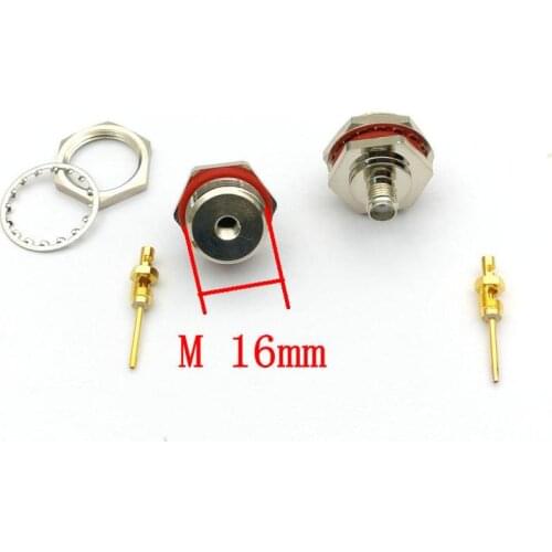 10pcs RP-SMA Female Connector for RG174 RG316 LMR100 Cable Wire For M16 Waterproof Box Wireless