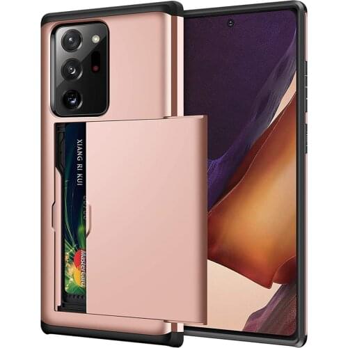 For Samsung Galaxy Note 20 Ultra Cases Wallet Case Card Slot Holder Dual Layer Cover For Samsung Note 20 Ultra 5G Note20 20ultra