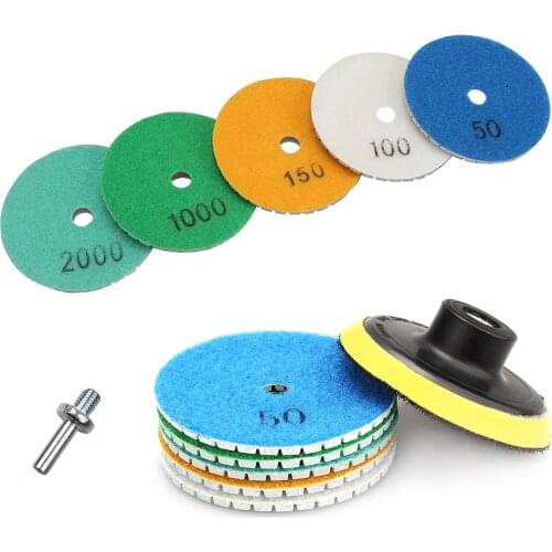 1Pcs 3 Inch 80mm Diamond Wet Polishing Pads Diamond Polishing Discs Granite Marble Concrete Stone Polishing Grinding Discs Tool