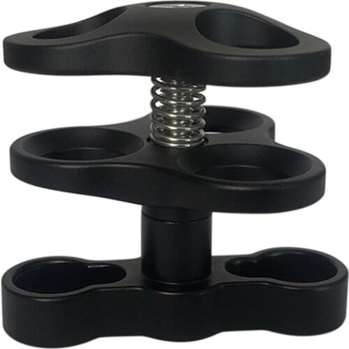 Scuba Diving Lights Clamp Underwater 3 Holes for Gopro for Light Arm System
