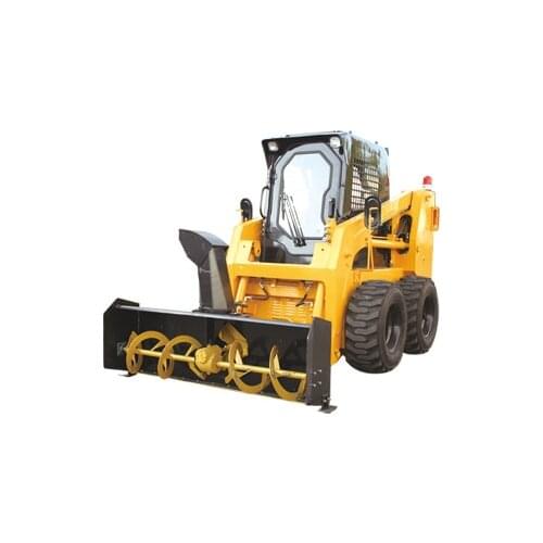 Mini Skid Steer Backhoe Loader 4 Wheel Hydraulic Motor Loading 700kg SY45