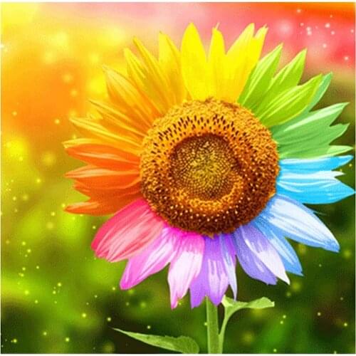 Flower Sakura DIY Embroidery 11CT Cross Stitch Kits Needlework Craft Set Cotton Thread Printed Canvas Home Decoration Sale