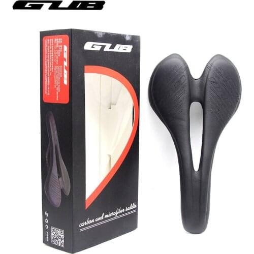 Newest GUB 1158 Road MTB Fixed Gear Bike Bicycle T700 3K Full Carbon Fibre Hollow Out Saddle Seat Cushion ONLY 155g Freeshipping
