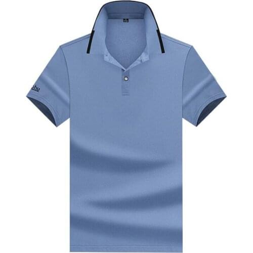 Summer new polo shirt High quality brand men polo shirt Short sleeved casual solid shirt polo men tops polos Mens clothing