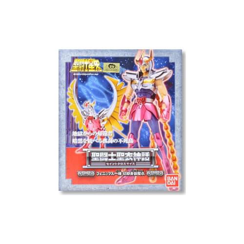 New Arrival Bandai Phoniex ikki EX V1 Safty Cap Initial Version bronze Saint Seiya action figure toy metal armor