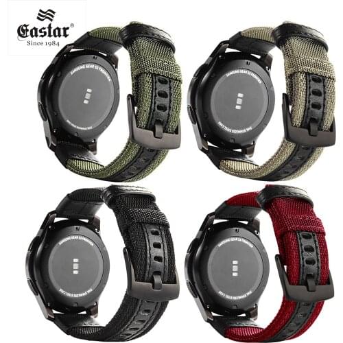 Strap For Samsung Galaxy watch 3 46mm band gear s3 Frontier Classic nylon 22mm 20mm WatchWoven Nylon Band for 20mm 22mm Wrist