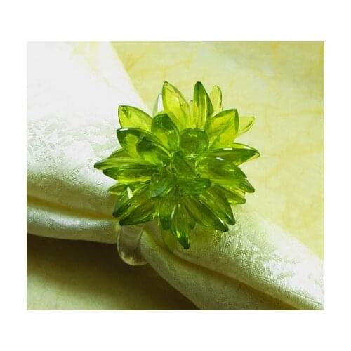 Wedding and pearl napkin ring, bead napkin holder