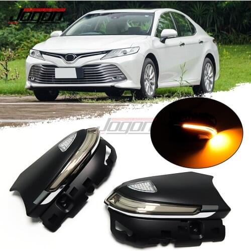 For Toyota Camry XV70 2018-2019 CHR C-HR AX10 Prius XW50 PHV LED DRL Dynamic Turn Signal Ground Light Side Rear Mirror Indicator