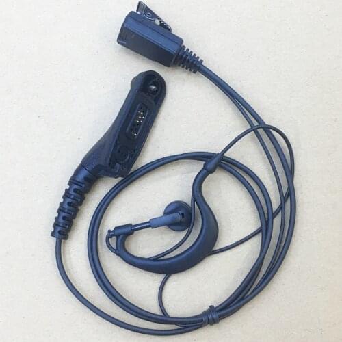 Earhook headphone clamp collar Ptt for motorola P8268/P8260 XPR6100/6550/6580/6350/6300 DP4400 DP4401 DP4800 etc walkie talkie