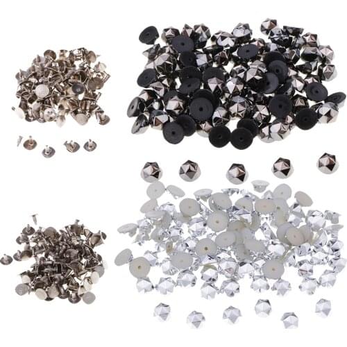 Fityle 100 Sets 8.4mm Snap Fasteners Press Stud Rivet Sewing Leather Craft Clothing