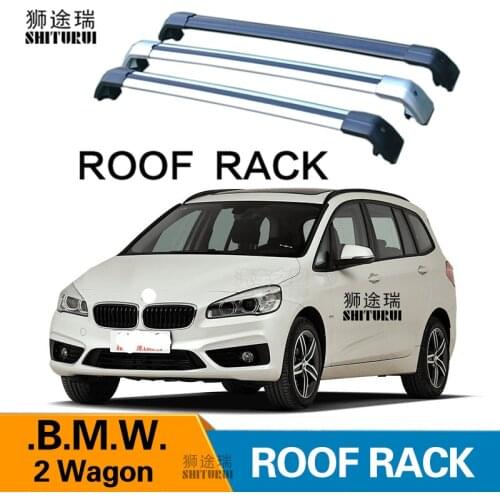 2Pcs Roof bars For BMW 2-Series Active Tourer Gran Tourer 2015-2021 wagon Aluminum Alloy Side Bars Cross Rails Roof Rack Luggage