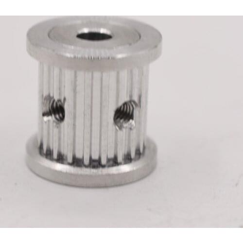 Aluminum AF Type MXL 20 Teeth 4/5mm Inner Bore Timing Pulley 7/11mm Width 2.032mm Pitch Synchronous Wheel