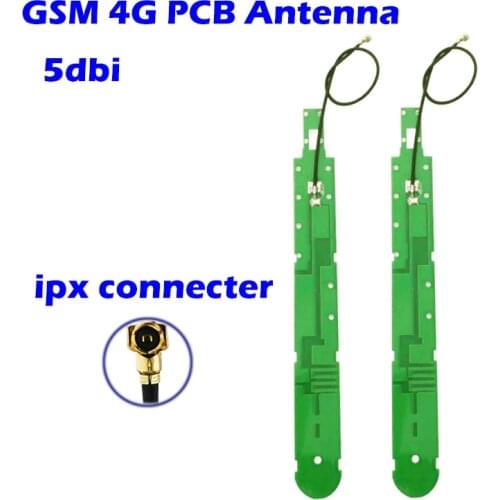 GSM 3G 4G PCB Antenna 5dbi Internal Built in Board IPX Connector for Repeater Radio M2M Controller Node Gate-Way Opener GPRS RTU